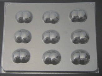 195x Plump Butt Bite Size Chocolate Candy Mold